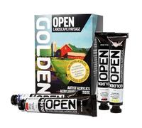 Golden Artist Colors, Acrílicos de secado lento OPEN, juego de paisaje de 8 colores