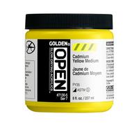 GOLDEN ARTIST COLORS colores acrílicos abiertas de oro amarillo de cadmio medio 8 oz Tarro de 8 oz f