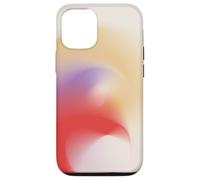 Golden Aura | Red, Lavender & Cream Energy Flow Abstract Carcasa para iPhone 12/12 Pro