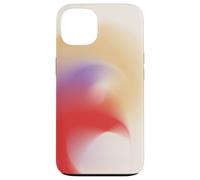 Golden Aura | Red, Lavender & Cream Energy Flow Abstract Carcasa para iPhone 13