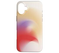 Golden Aura | Red, Lavender & Cream Energy Flow Abstract Carcasa para iPhone 16 Plus