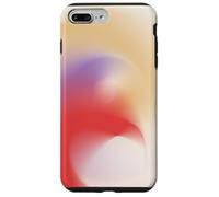 Golden Aura | Red, Lavender & Cream Energy Flow Abstract Carcasa para iPhone 7 Plus/8 Plus