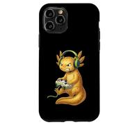 Golden Axolotl Gamer Videojuegos Kawaii Niños Niñas Niños Carcasa para iPhone 11 Pro