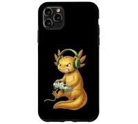 Golden Axolotl Gamer Videojuegos Kawaii Niños Niñas Niños Carcasa para iPhone 11 Pro MAX