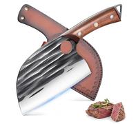 Golden Bird cuchillo chef cuchillos japoneses profesional cuchillos cocina profesional cuchillo Full Tang carnicero cuchillo serbio de chef para trinchar en casa, cocinar al aire libre, acampar
