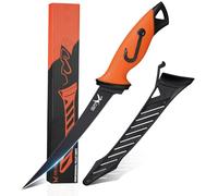 Golden Bird Cuchillo deshuesador, Cuchillo para carne de 19cm 5Cr15mov con funda Cuchillo filetero con mango ergonómico para carne y aves