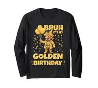 Golden Birthday Niños Niñas Cumpleaños Fiesta de Cumpleaños Pirata Manga Larga