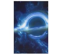 Golden Black Hole Puzzle de madera de 1000 piezas, para adultos y niño, colección Challenge, Puzzles imposibles, impresión de alta calidad, 78 x 53 cm