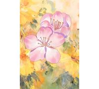 Golden Bloom Floral Notebook: Beautiful Flower Journal for Writing, Notes, Ideas and Daily Thoughts | 6 x 9 | 120 Pages