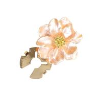 Golden Button Covers, Women’s Cufflink Jewelry, 10x8mm Flower Design Buttons with Decorative Feature, Button Embellishment, Covers with Shiny Finish, Accessories for Blouses and Dresses