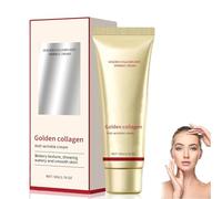 Golden Collagen Anti-Wrinkle Cream,Gold Anti Aging Face Cream,Gold and Collagen Anti-Wrinkle Cream,Moisturizer Anti Aging Collagen Firming Face Cream,Daily Face Moisturizer,Reduce Fine Lines 30g (1)