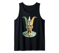 Golden Cyber Osiris - Arte futurista del Dios Egipcio Camiseta sin Mangas
