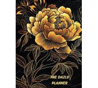 Golden Daily Planner: Over 1 month of daily pages
