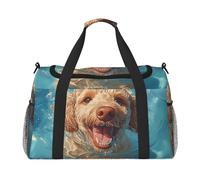 Golden Dog - Bolsa de viaje resistente al agua, compacta, deportiva, gimnasio y fin de semana para hombres y mujeres