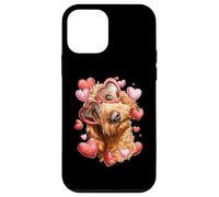 Golden Doodle Dog Goldendoodle Corazón de San Valentín Carcasa para iPhone 12 Mini