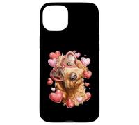 Golden Doodle Dog Goldendoodle Corazón de San Valentín Carcasa para iPhone 15 Plus