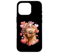 Golden Doodle Dog Goldendoodle Corazón de San Valentín Carcasa para iPhone 16 Pro