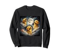 Golden Doodle Ropa De Perro Mamá Papá Divertido 3 Howling Moon Meme Sudadera