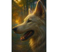 Golden Dusk Wolf Journal