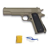Golden Eagle 1911 Tan GE3003 - Pistola de Airsoft Calibre 6mm (Arma Aire Suave de Bolas de plástico o PVC). Sistema: Muelle. <3,5J