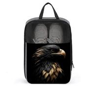 Golden Eagle Head - Bolsa para zapatos de viaje, uso diario, antipolvo