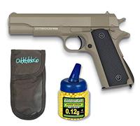 Golden Eagle Pistola Airsoft 1911 Marron. Calibre 6mm + Funda Portabalines + 1000 Bolas. 21993/23054