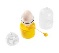 Golden Egg Maker - Manual de 16,5 cm, mezclador de huevo, diseño de mano | Mezcla rápida, herramienta compacta, batidora de huevos manual, huevos homogeneizador para cocinar, hornear, preparación de