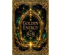 Golden Energy A5 Notebook • 120 Lined Pages • Unique Lion's Gate 8:8 Themed Cover: Luxury Cosmic Journal for Writing Thoughts, Daily Reflection, ... Diary, Elegant Stationery Gift, Paperback