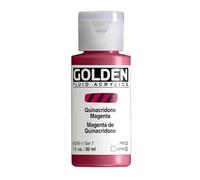 Golden Fluid Acrylic, 1 ounce bottle, Quinacridone Magenta (2305-1)