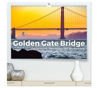 Golden Gate Bridge - Das berühmte Wahrzeichen von San Francisco. (hochwertiger Premium Wandkalender 2026 DIN A2 quer), Kunstdruck in Hochglanz: ... Bilder der berühmten Brücke in San Francisco.