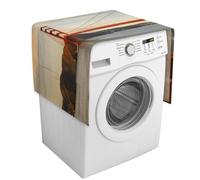 Golden Gate Bridge - Funda protectora para lavadora con bolsillos de almacenamiento, 54.3 x 20.5 pulgadas, para refrigerador, cocina, decoración del hogar