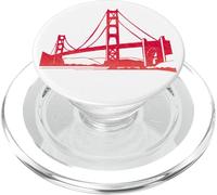 Golden Gate Bridge San Francisco California Fog City PopSockets PopGrip para MagSafe