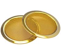 Golden Gate DP-130G Resofónico Guitarra Sonido Agujero Anillo Set, Oro