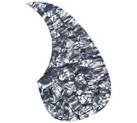 Golden Gate F-4017 Golpeador para guitarra acústica, perla negra