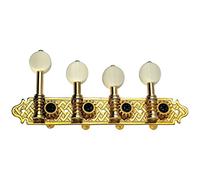 Golden Gate FM-7 F-estilo mandolinas 2 placas con cuatro sintonizadores (4 de 4) de oro