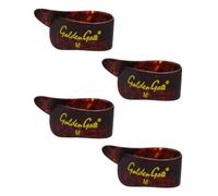 Golden Gate GP-3T-4PK Púas de pulgar, carey, tamaño M, paquete de 4 unidades