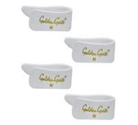 Golden Gate GP-3W-4PK Púas de pulgar, blancas, tamaño M, paquete de 4 unidades