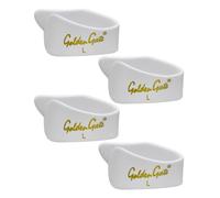 Golden Gate GP-4W-4PK Púas de pulgar, blancas, tamaño L, paquete de 4 unidades