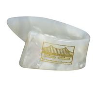 Golden Gate GP-6-4PK - Juego de 4 púas de pulgar perladas, tamaño grande