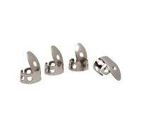 Golden Gate GP1-4PK - Púas de dedo - Acero inoxidable - Paquete de 4