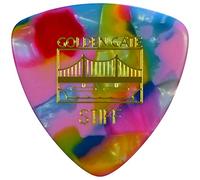 Golden Gate MP-307 - Púas de guitarra (forma triangular, 1 mm de grosor, confeti de payaso colorido)