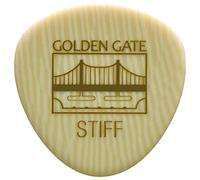 Golden Gate MP-321 - Púas de guitarra redondeadas con forma de triángulo, 1,0 mm de grosor, color marfil