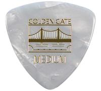 Golden Gate MP-405 - Púas de guitarra (forma triangular, 0,75 mm de grosor, Pearloid)