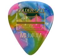 Golden Gate MP-447 Sideman Shape - Púas de guitarra (0,75 mm de grosor, confeti de payaso colorido)