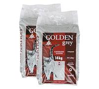 Golden Grey gato dispersa con aroma Baby polvo 2 x 14kg