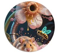 Golden Hamster 1000 Piece Jigsaw Puzzle For Adults Family Challenge Toys Stress Relief Puzzle Exercise The Memory of The Brain for Men, Women, Elders, Seniors 1000pcs (67.5x67.5cm)