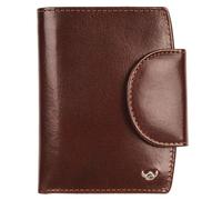 Golden Head Billfold Coin Wallet With Snap Closure Tobacco