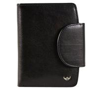 Golden Head Billetera Colorado de cuero RFID 10 cm schwarz (143961-8)