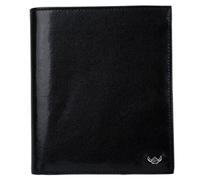 Golden Head Billetera Colorado de cuero RFID 11 cm negro