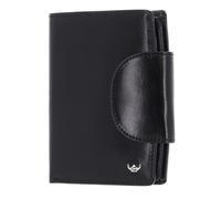Golden Head Billetera Colorado de cuero RFID 10 cm schwarz (143961-8)